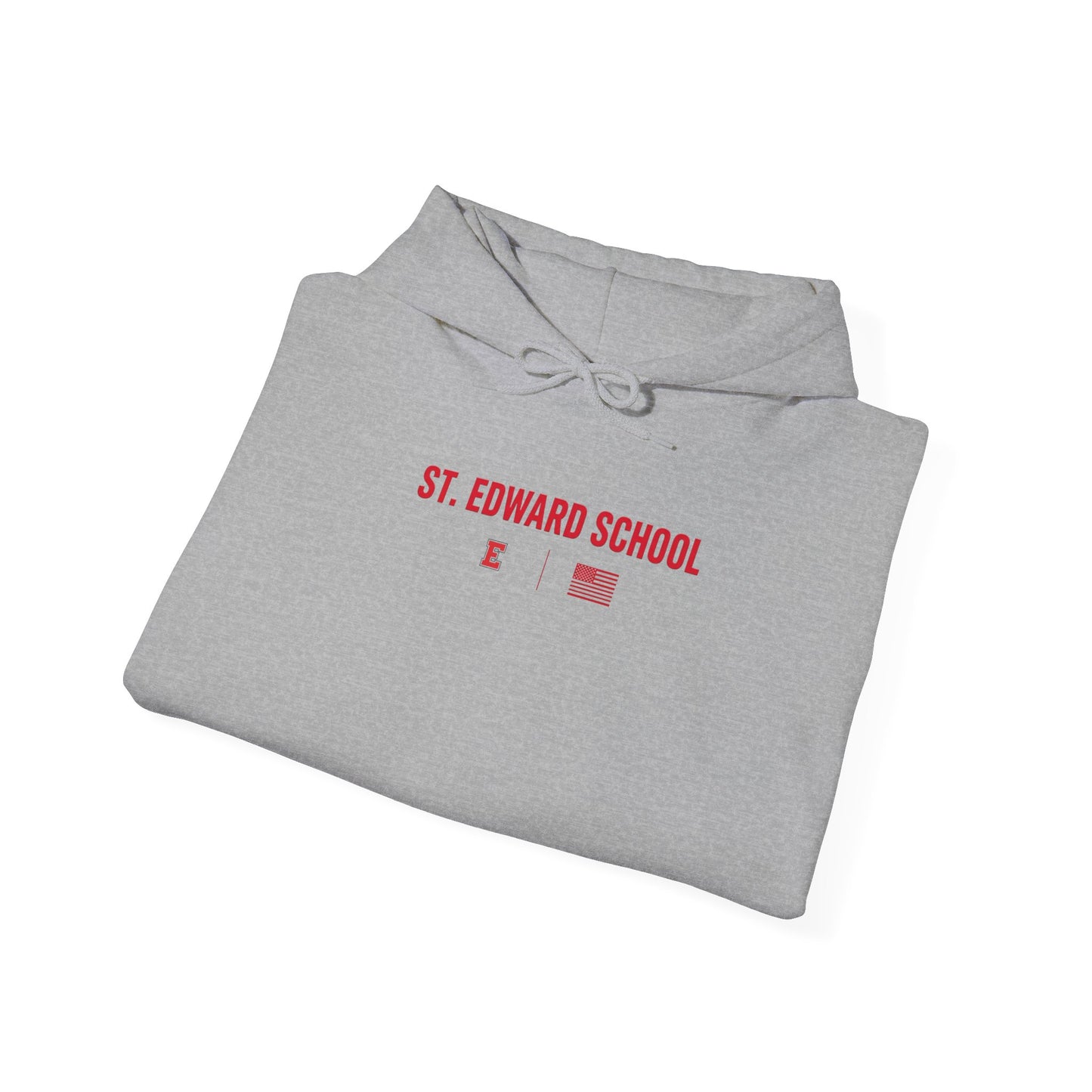 St. Edward's School American Flag Adult Hoodie