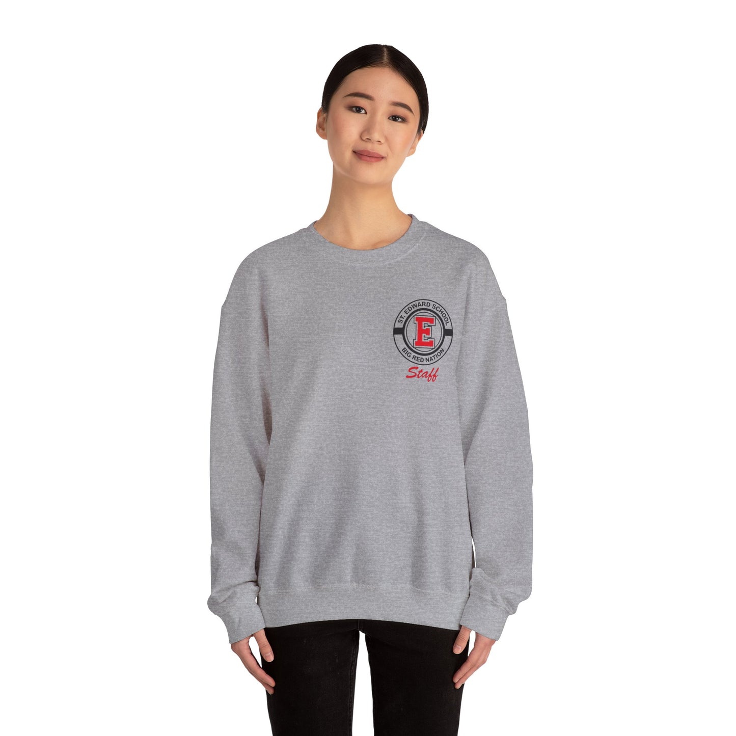 St. Edward's Staff Chest Logo Adult Crewneck Sweatshirt