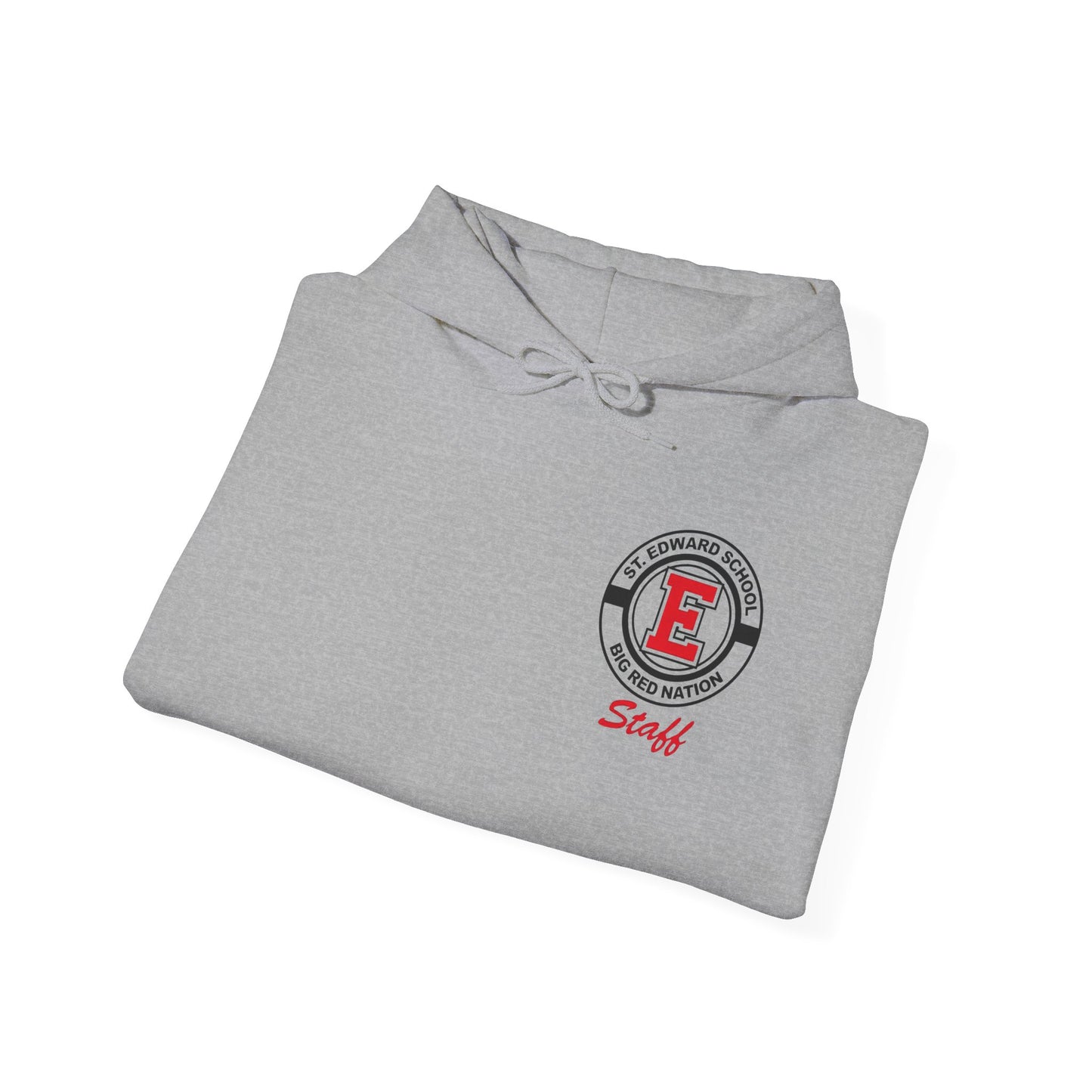 St. Edward's Staff Chest Logo Adult Hoodie