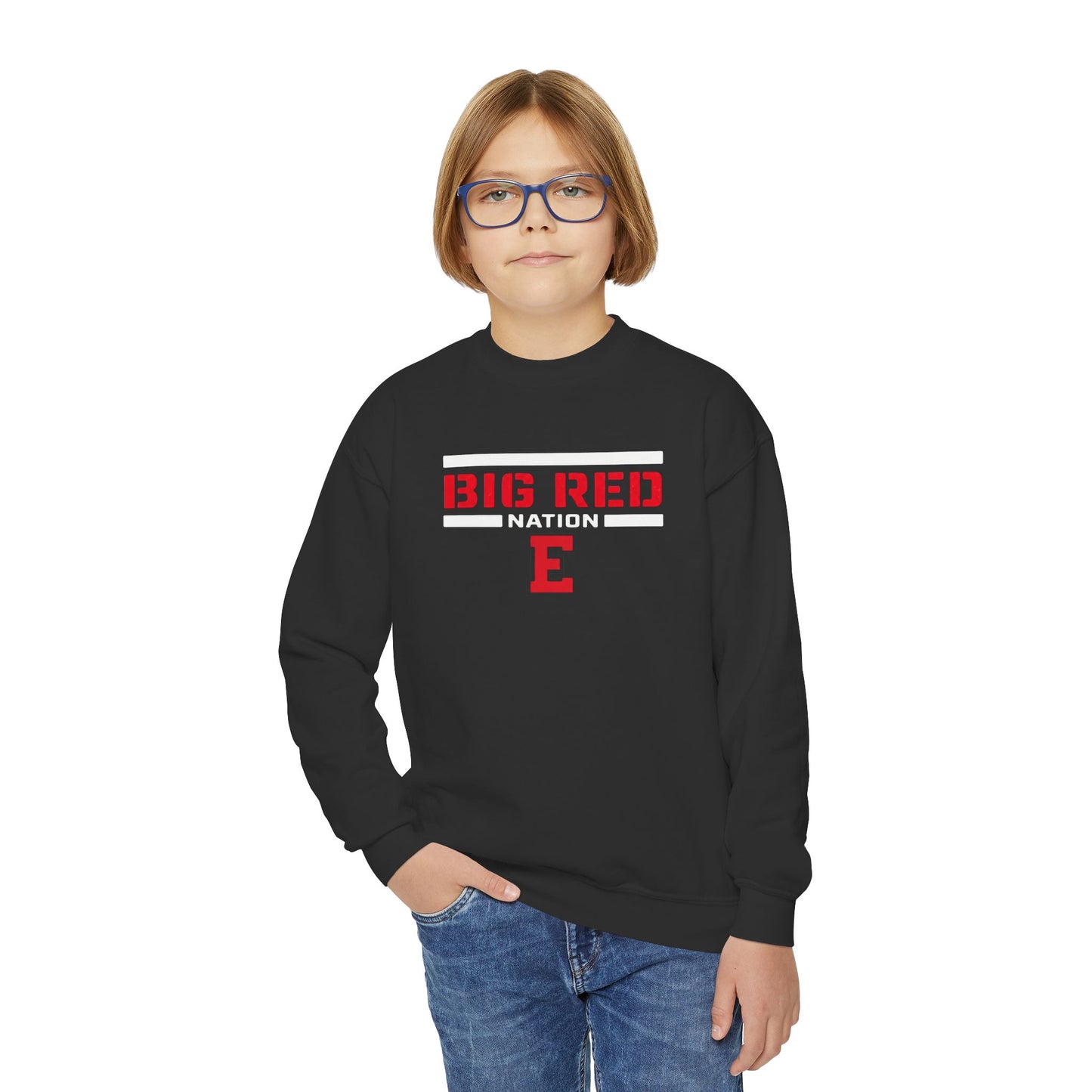 St. Edward's Big Red Nation Invert Kids Crewneck Sweatshirt