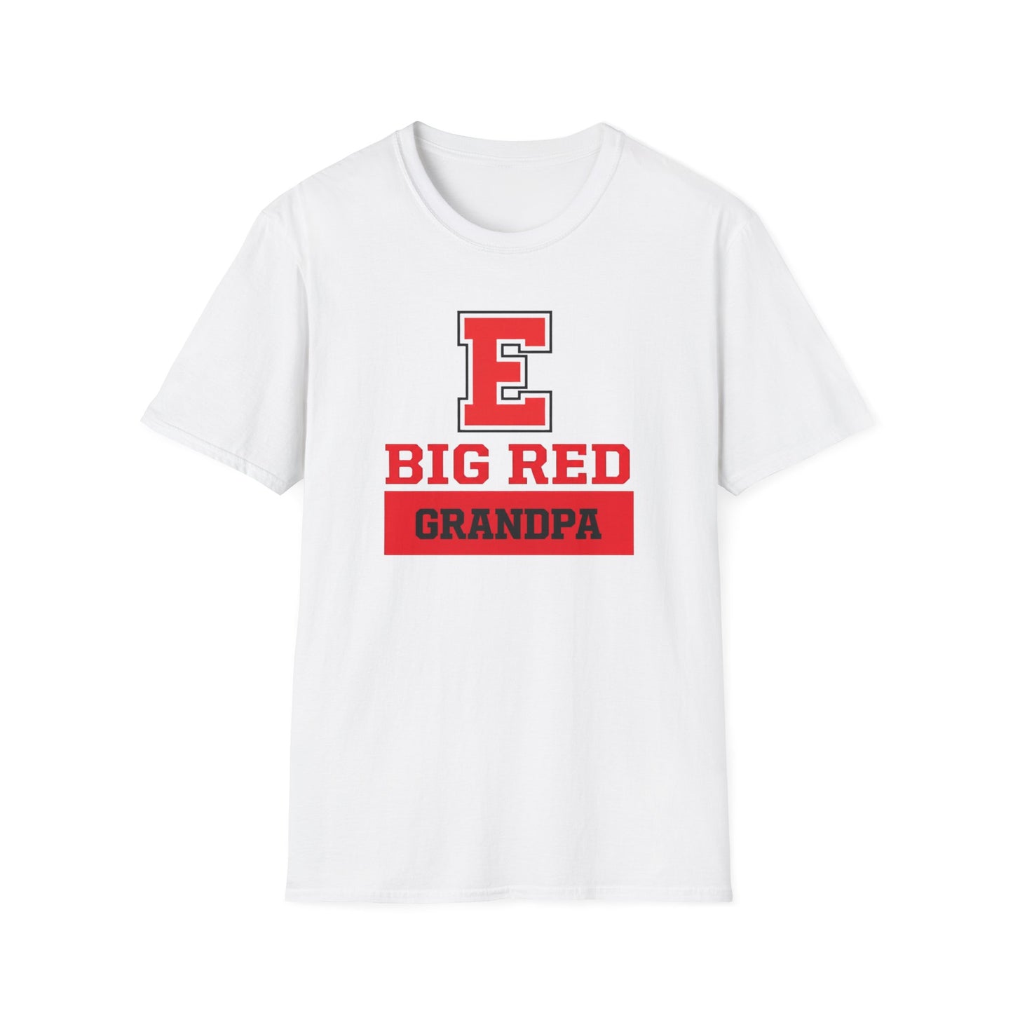 Big Red Grandpa Block T-Shirt