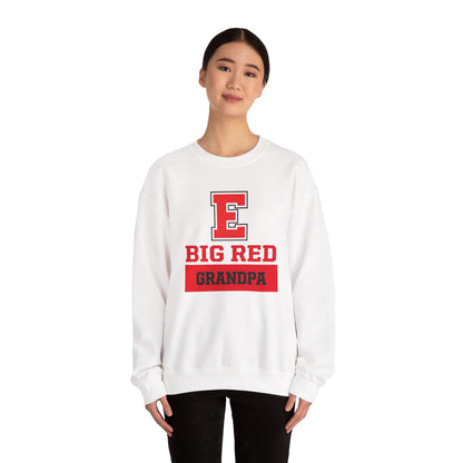 Big Red Grandpa Block Crewneck Sweatshirt