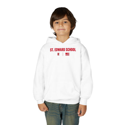 St. Edward's School American Flag Kids Hoodie