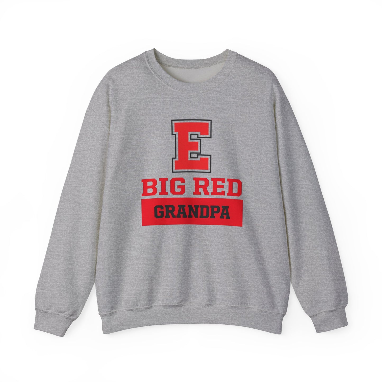 Big Red Grandpa Block Crewneck Sweatshirt