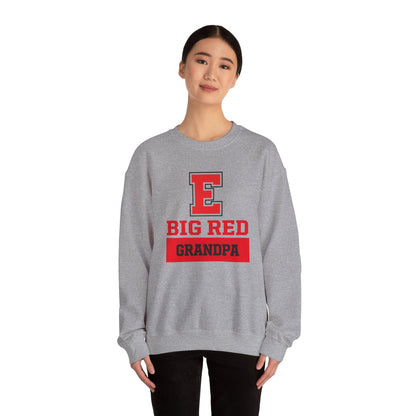 Big Red Grandpa Block Crewneck Sweatshirt