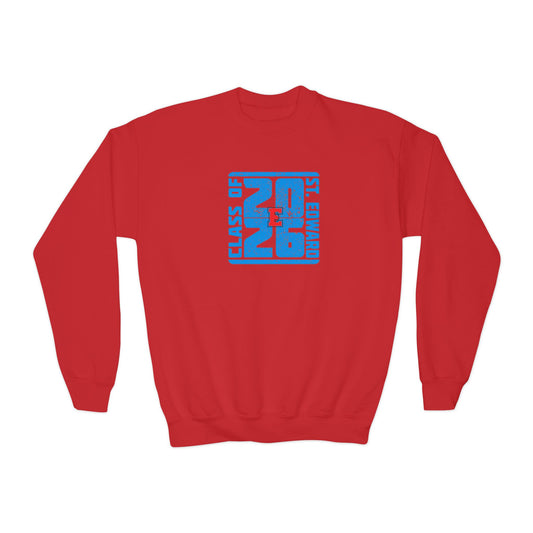 St. Edward's Class of 2026 Block Kids Crewneck Sweatshirt