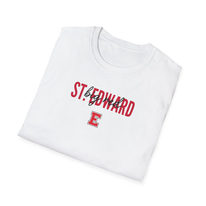 St. Edward's Big Red Script Adult T-Shirt