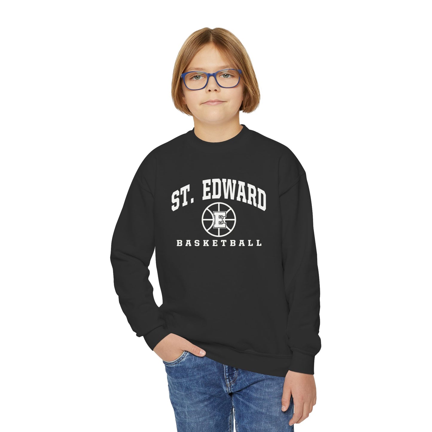 St. Edward's Basketball Kids Crewneck Sweatshirt