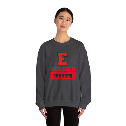 Big Red Grandpa Block Crewneck Sweatshirt