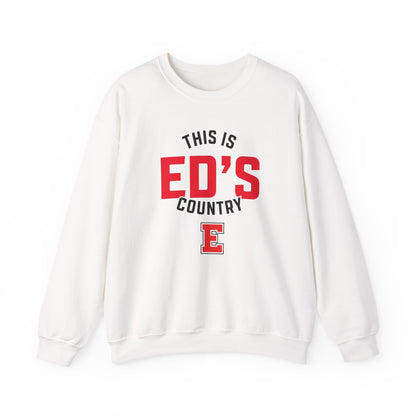 This Is Ed's Country Adult Crewneck Sweatshirt