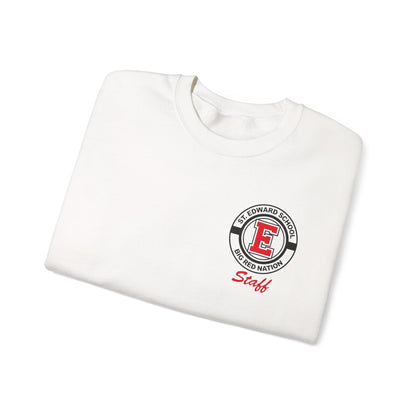 St. Edward's Staff Chest Logo Adult Crewneck Sweatshirt
