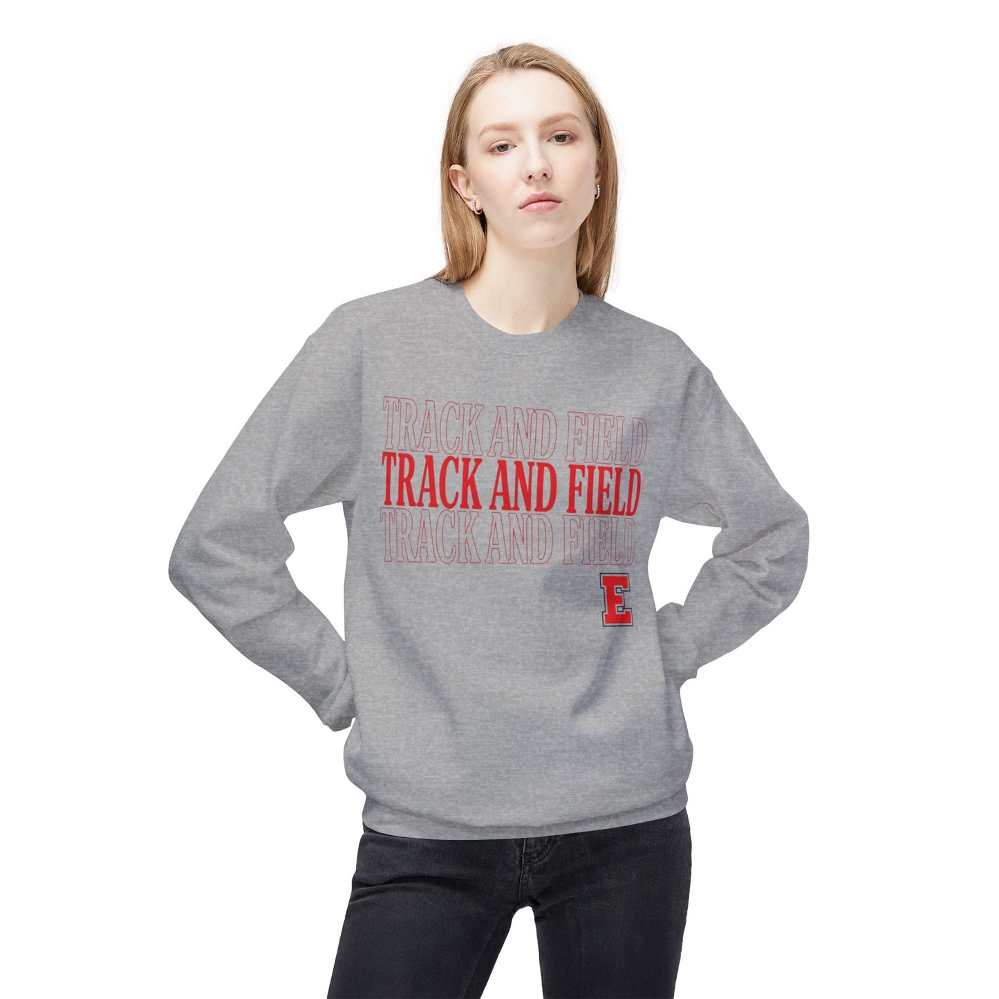 Track and Field Crewneck Team Sweatshirt