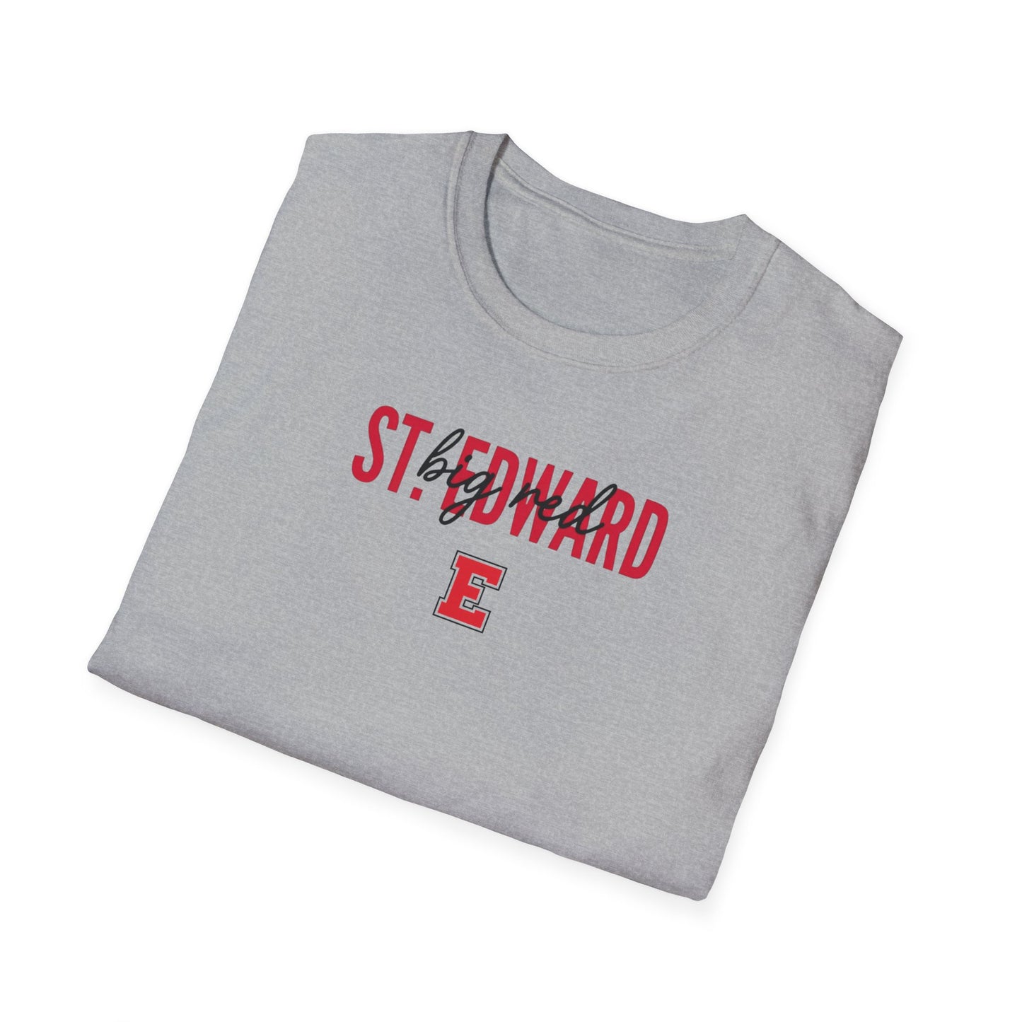 St. Edward's Big Red Script Adult T-Shirt
