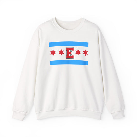 St. Ed's Chicago Flag Crewneck Sweatshirt