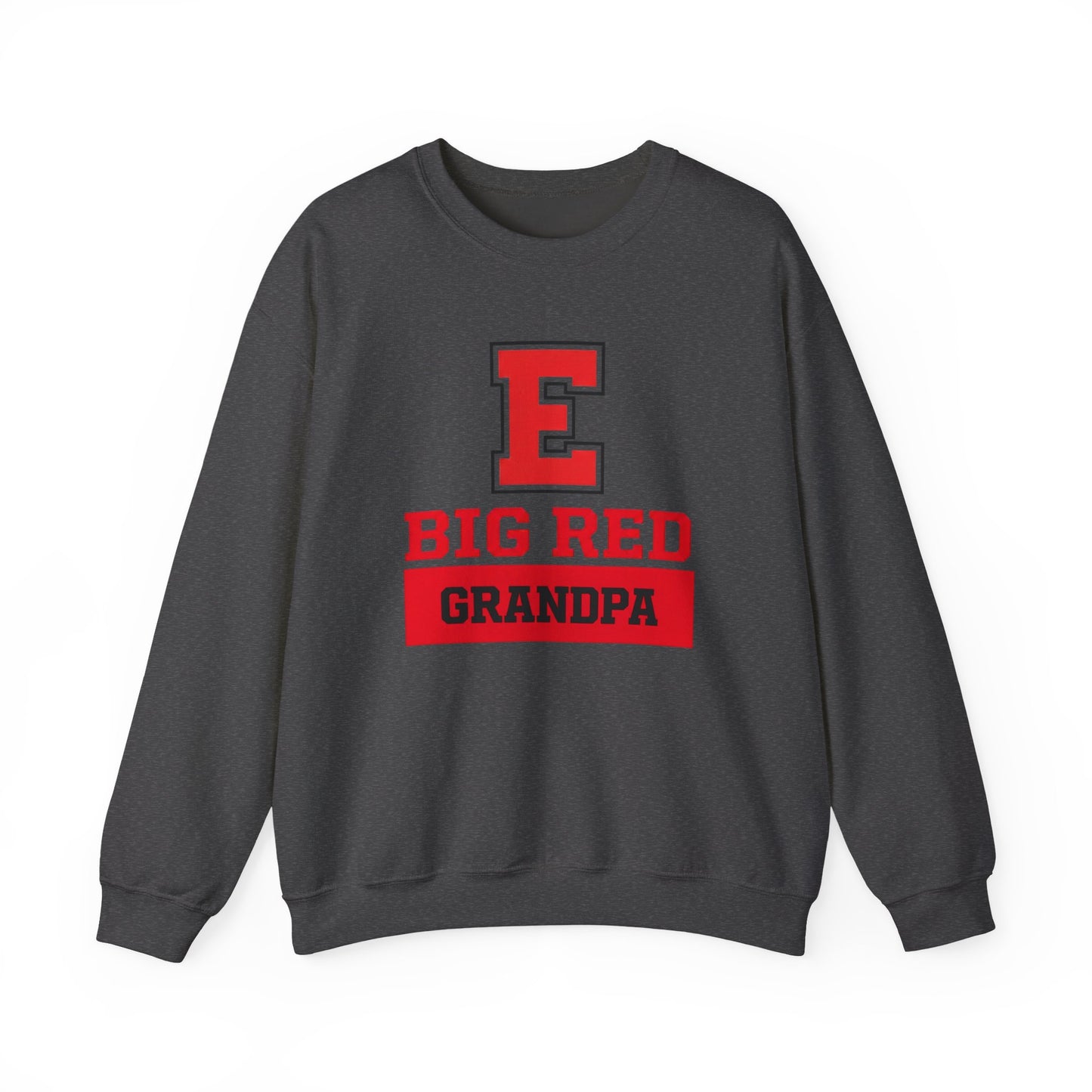 Big Red Grandpa Block Crewneck Sweatshirt
