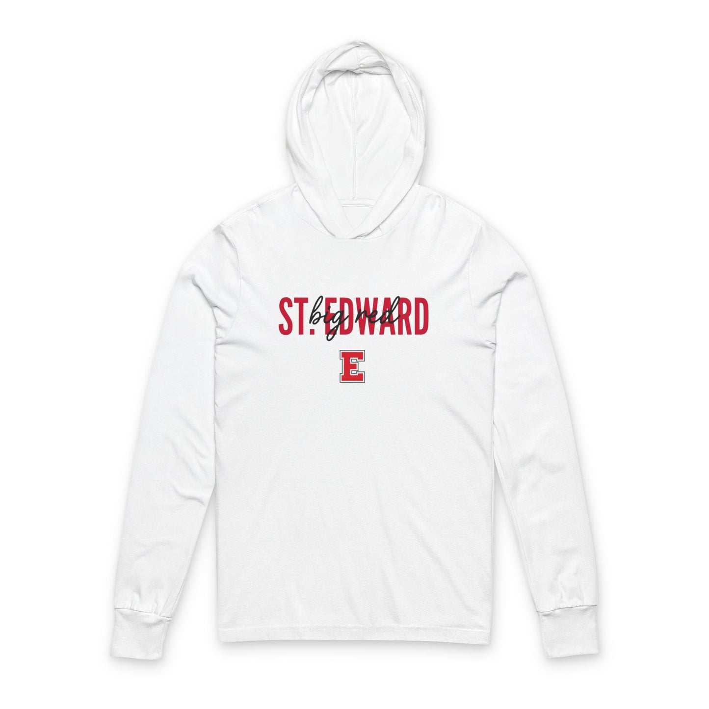 St. Edward's 'E' Adult Long Sleeve Hooded T-Shirt