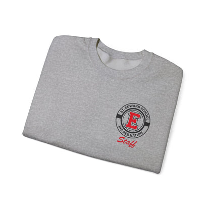 St. Edward's Staff Chest Logo Adult Crewneck Sweatshirt