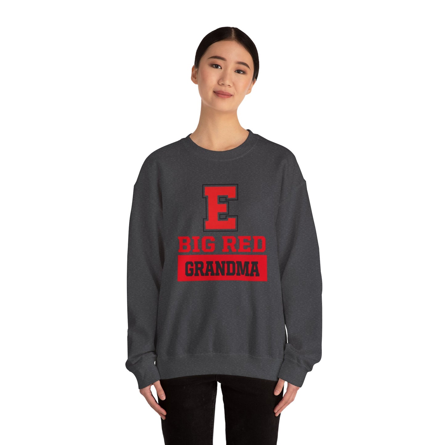 Big Red Grandma Crewneck Sweatshirt