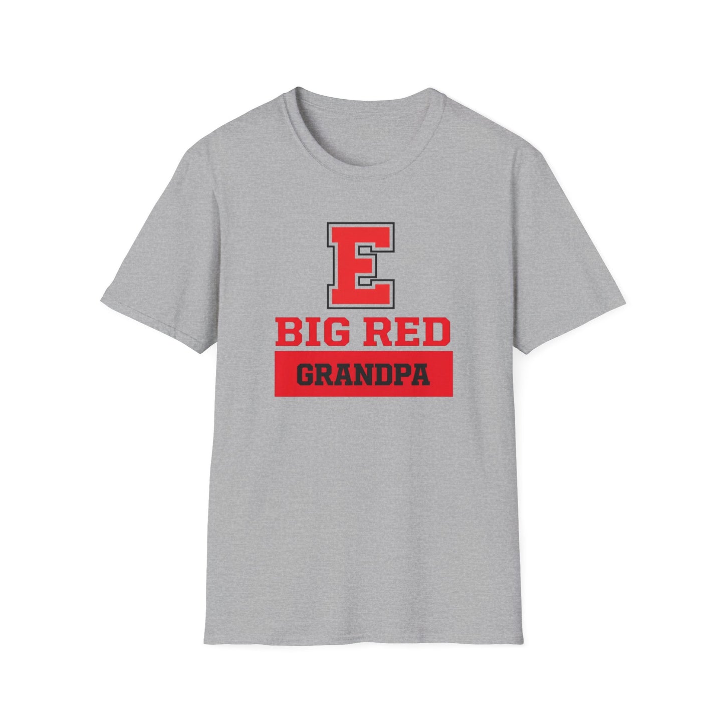 Big Red Grandpa Block T-Shirt