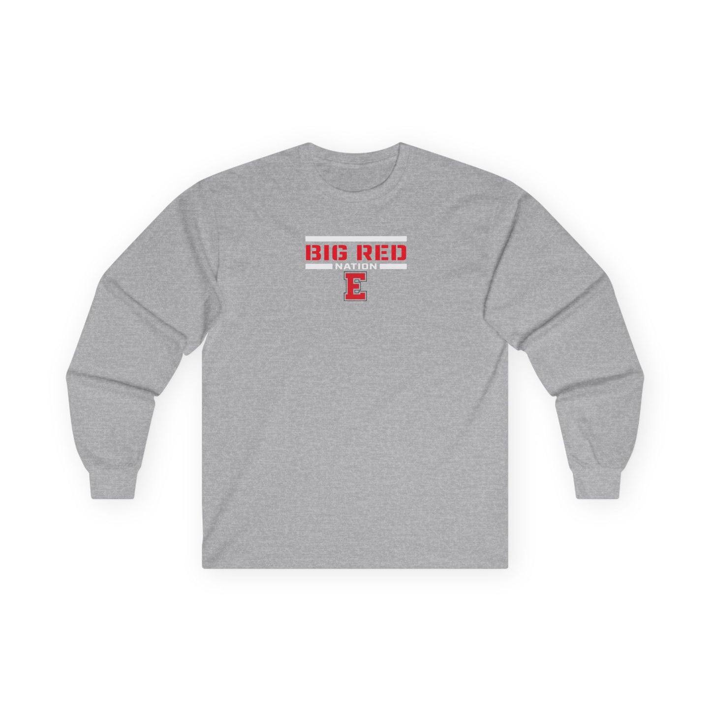 St. Edward's Big Red Nation Invert Adult Long Sleeve T-Shirt
