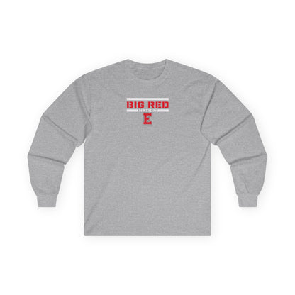 St. Edward's Big Red Nation Invert Adult Long Sleeve T-Shirt