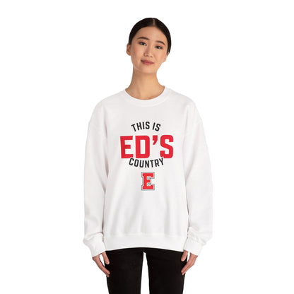 This Is Ed's Country Adult Crewneck Sweatshirt