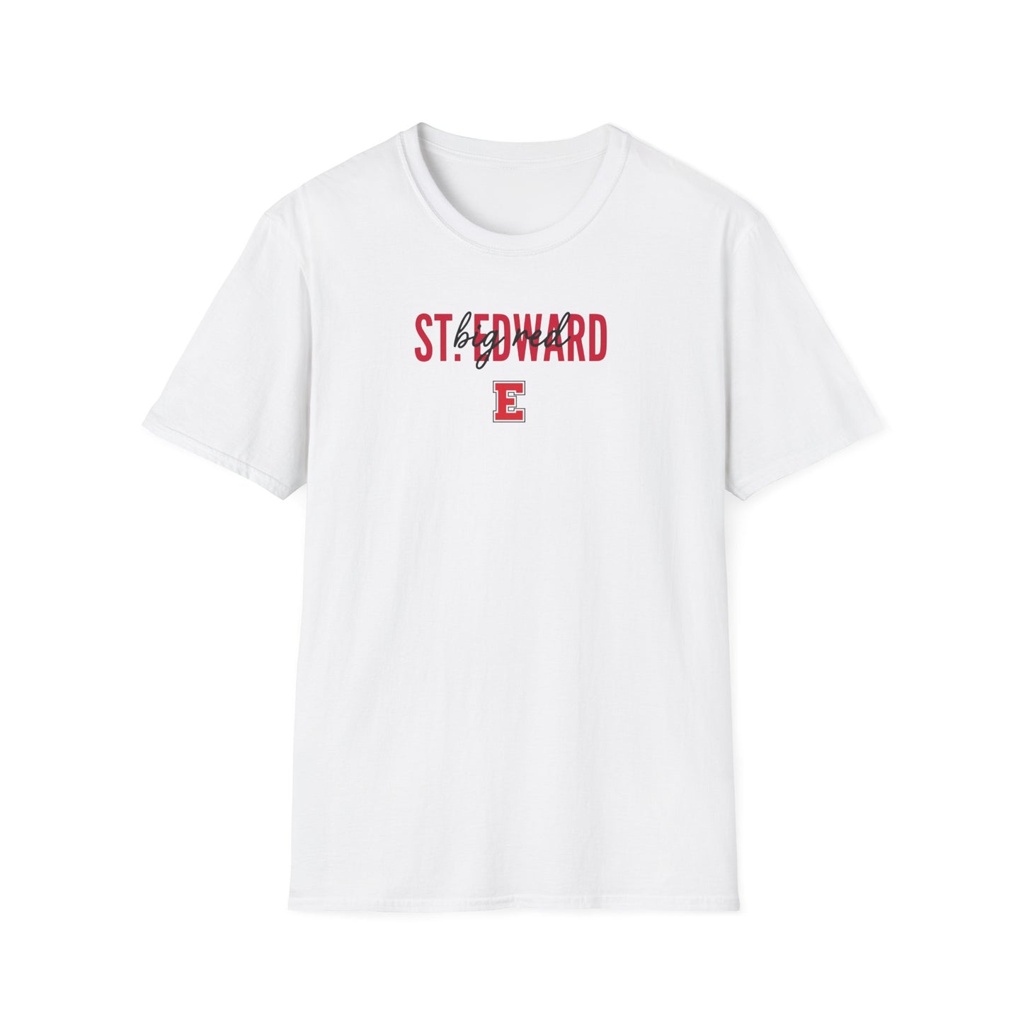 St. Edward's Big Red Script Adult T-Shirt