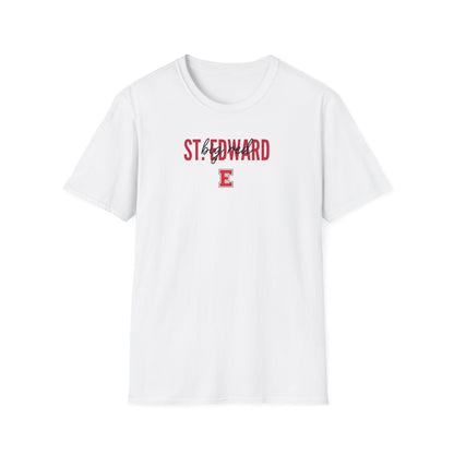 St. Edward's Big Red Script Adult T-Shirt