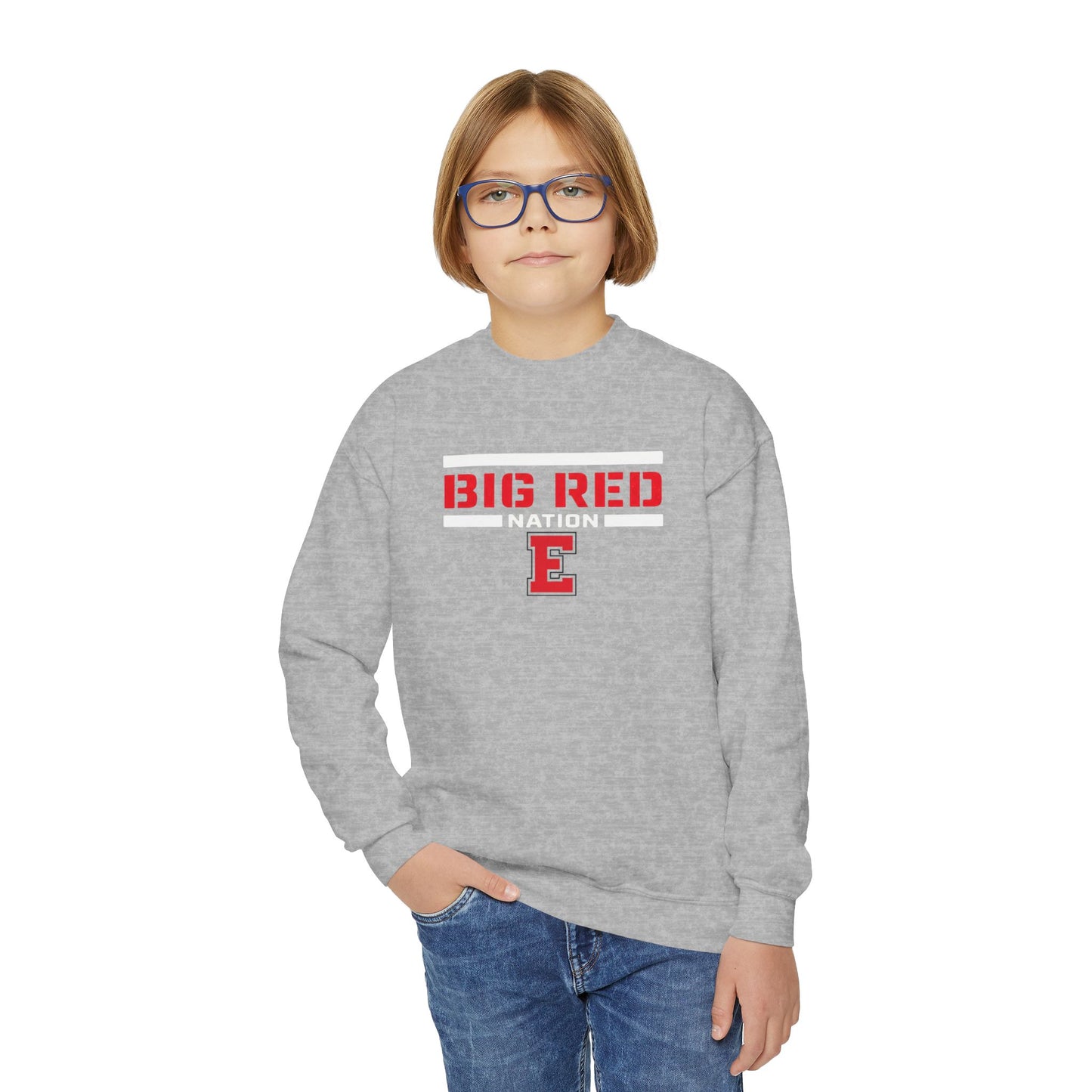 St. Edward's Big Red Nation Invert Kids Crewneck Sweatshirt