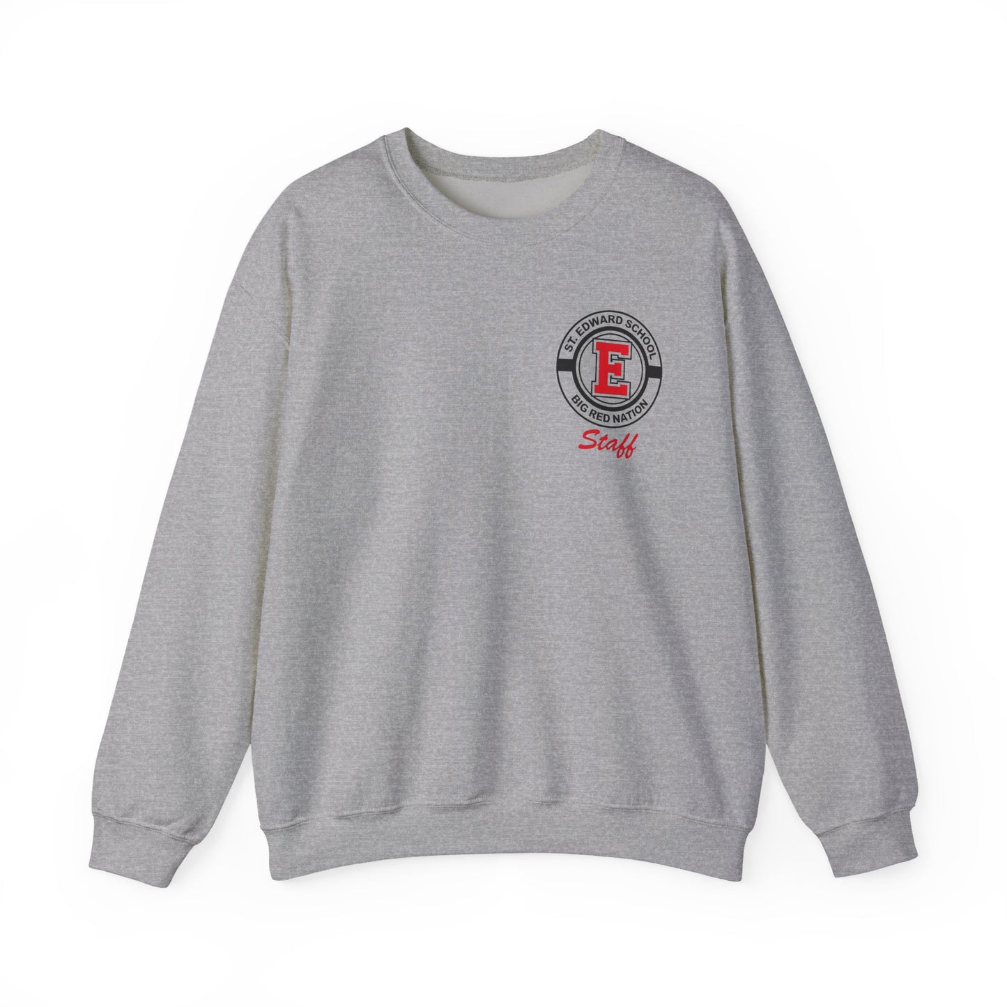 St. Edward's Staff Chest Logo Adult Crewneck Sweatshirt
