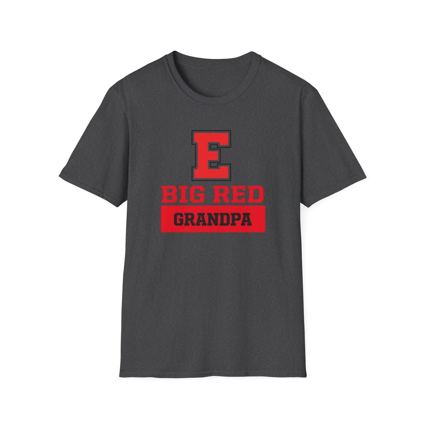 Big Red Grandpa Block T-Shirt