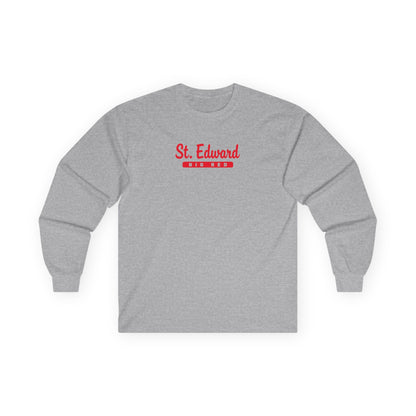 St. Edward's Script Adult Long Sleeve T-Shirt