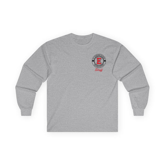 St. Edward's Staff Chest Logo Adult Long Sleeve T-Shirt
